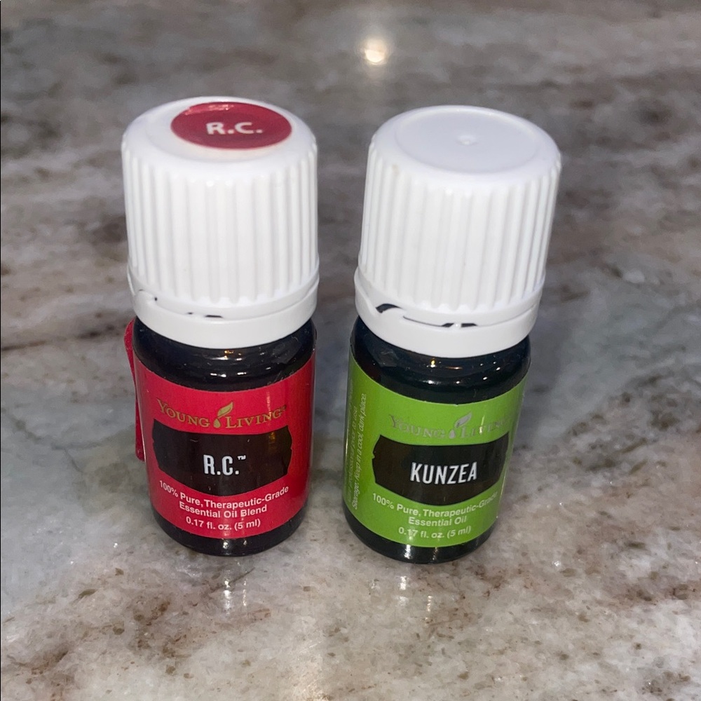 Young Living R.C. and Kunzea essential oils